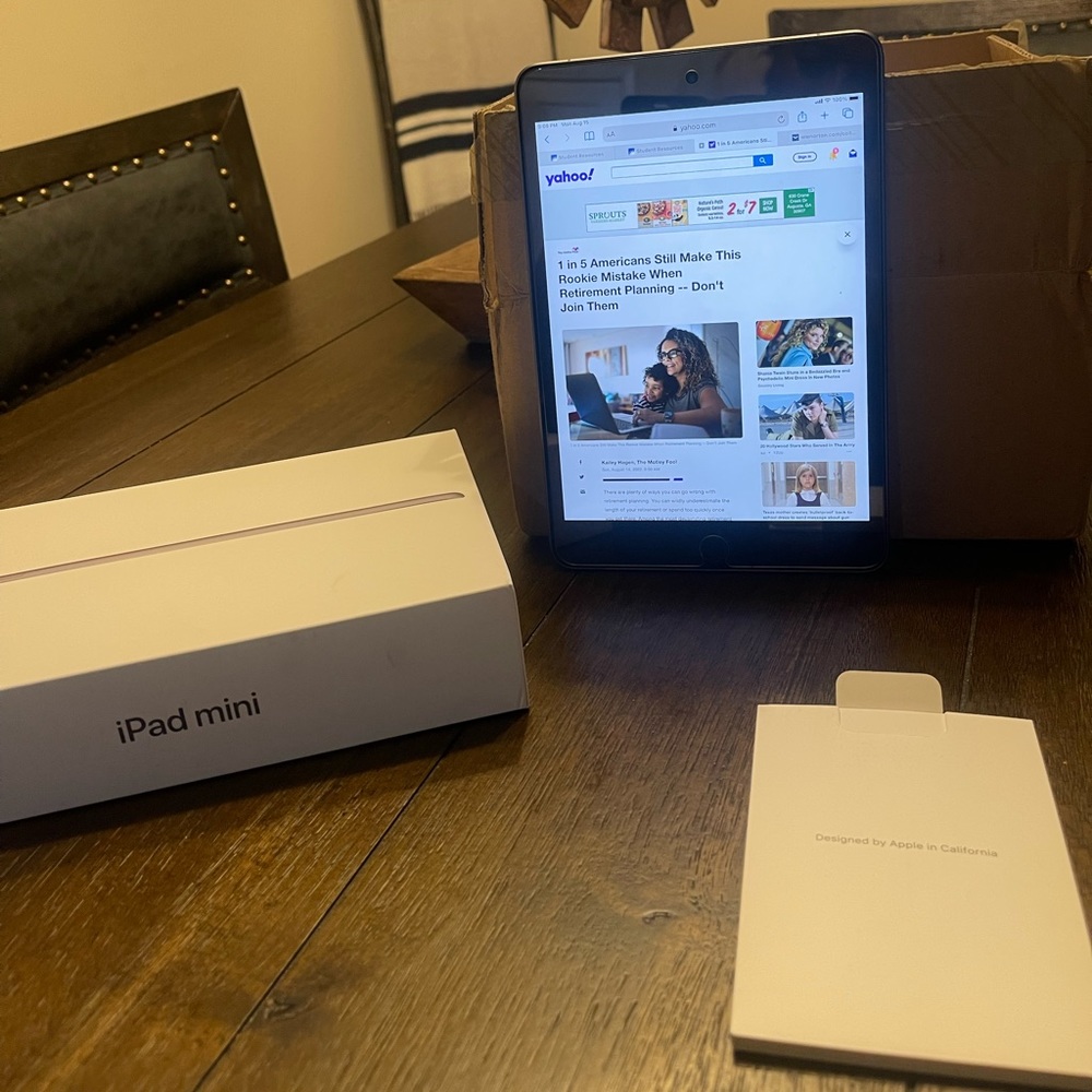 Apple I pad mini 5th generation